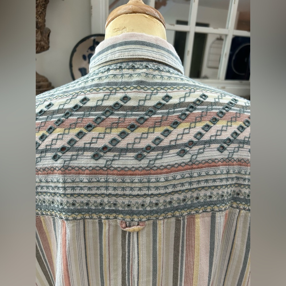 Anthropologie Multicolor Striped Shirt - Picture 5 of 8